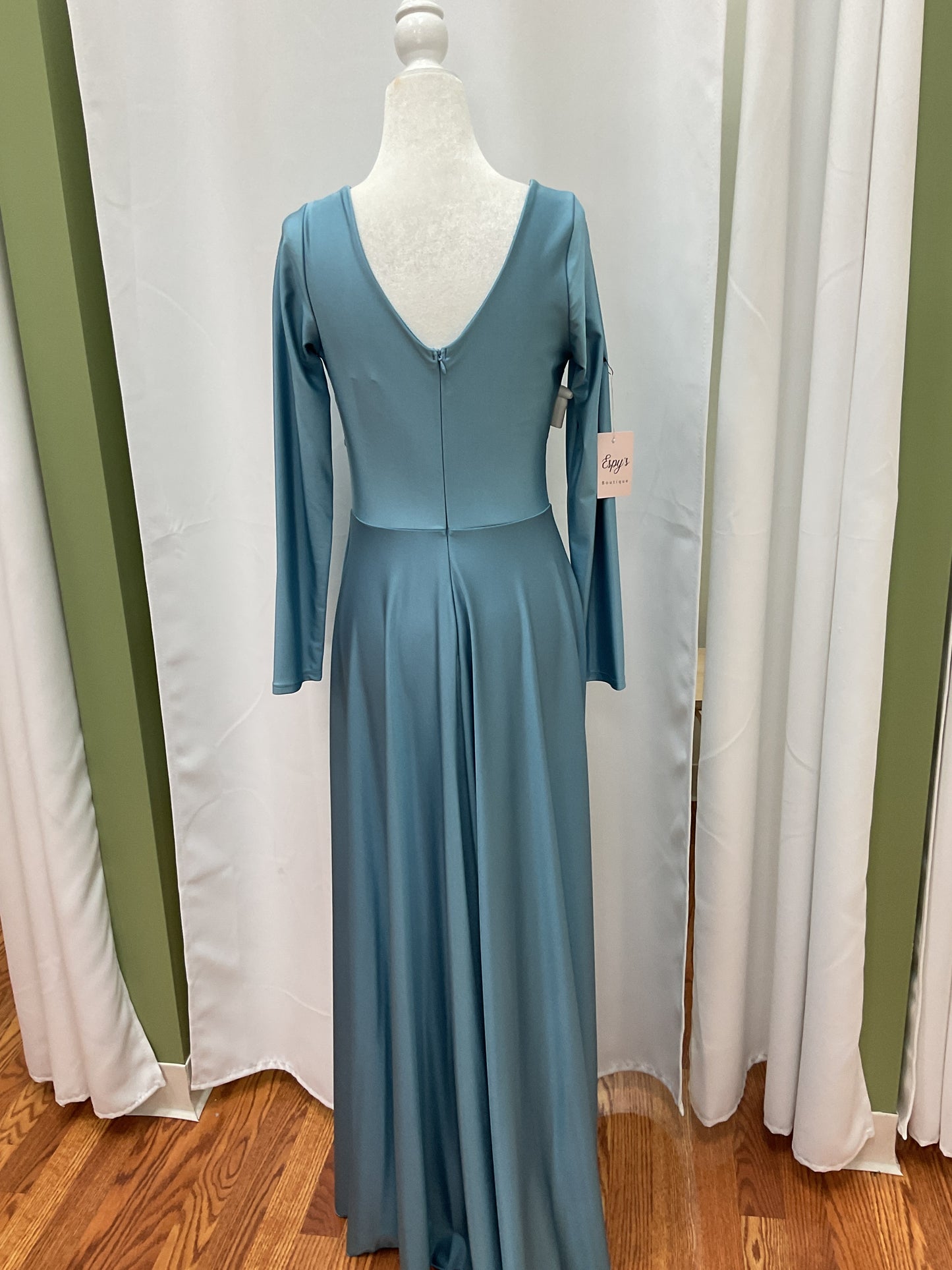 Blue Shore Sleeved Dress