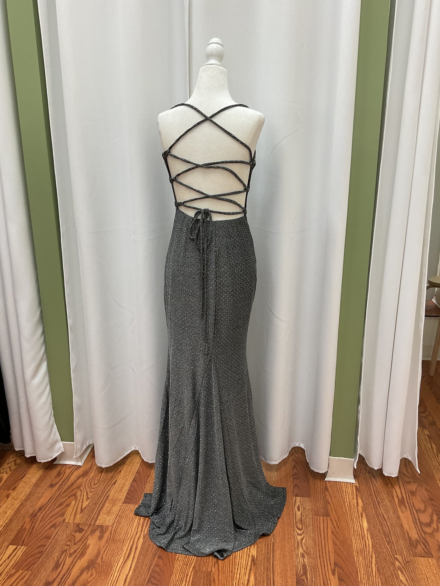 Gray Shimmer dress