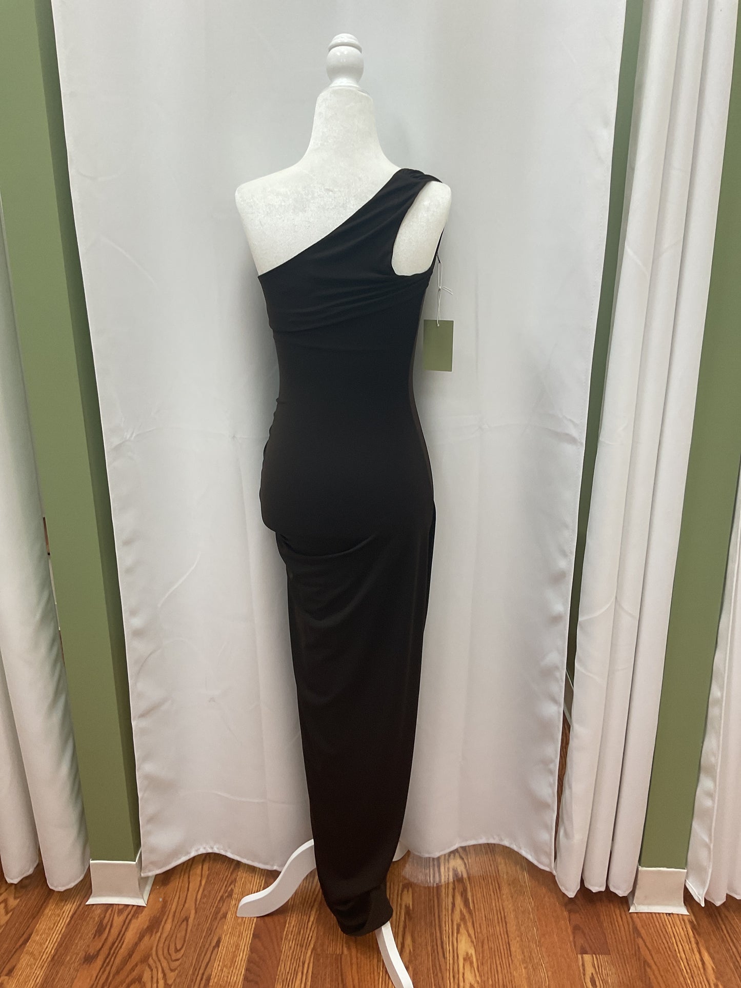 Dark Brown Long side Dress