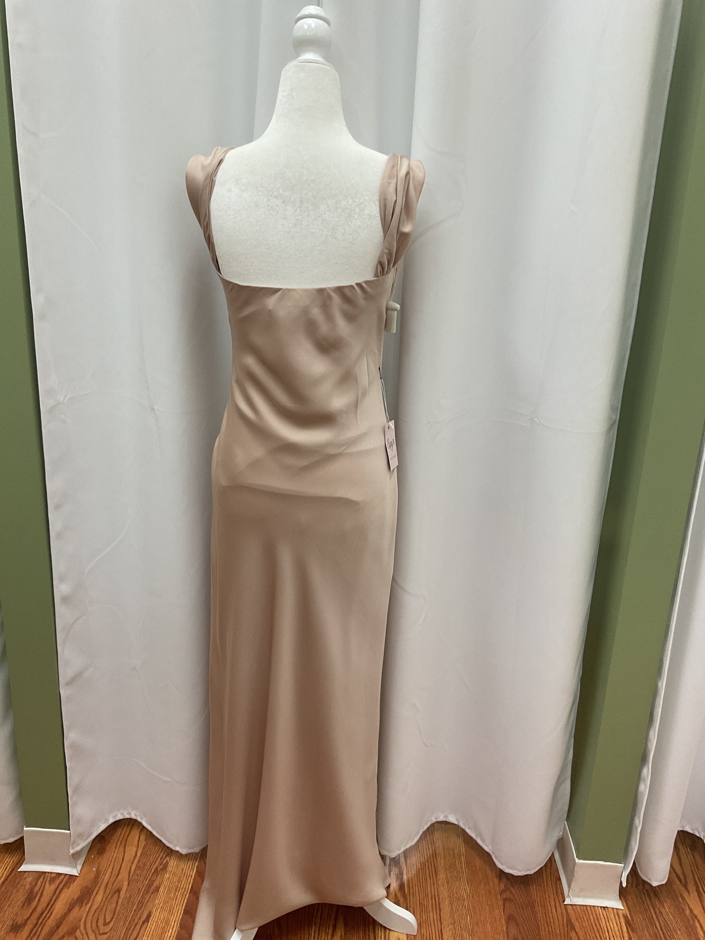 Cotton Candy Beige Maxi Dress
