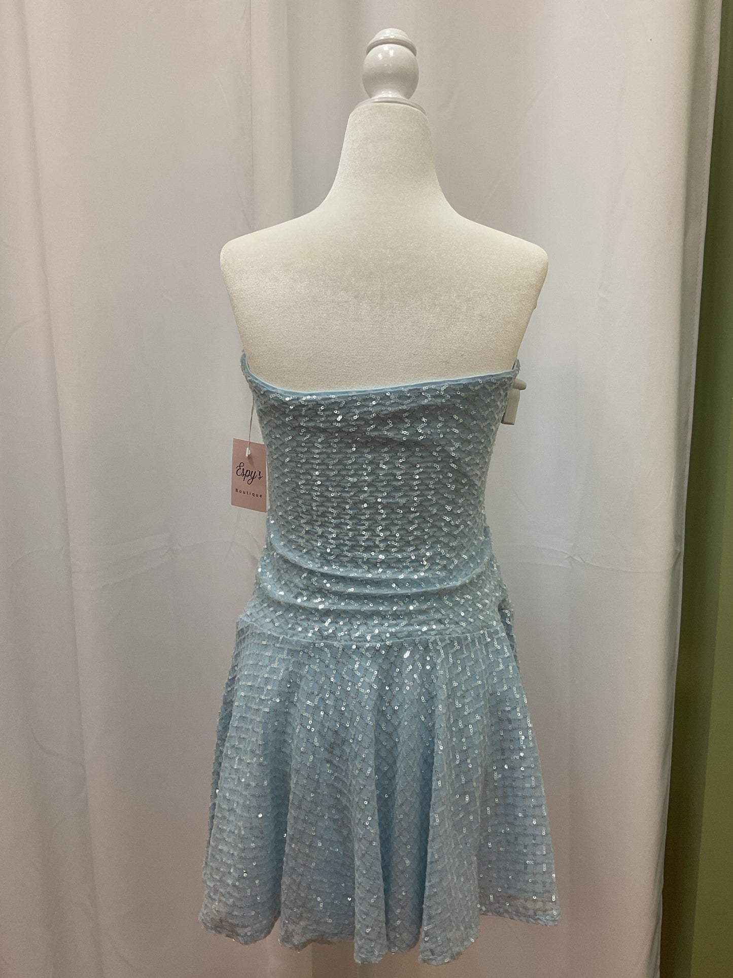 Baby Blue Mini Dress