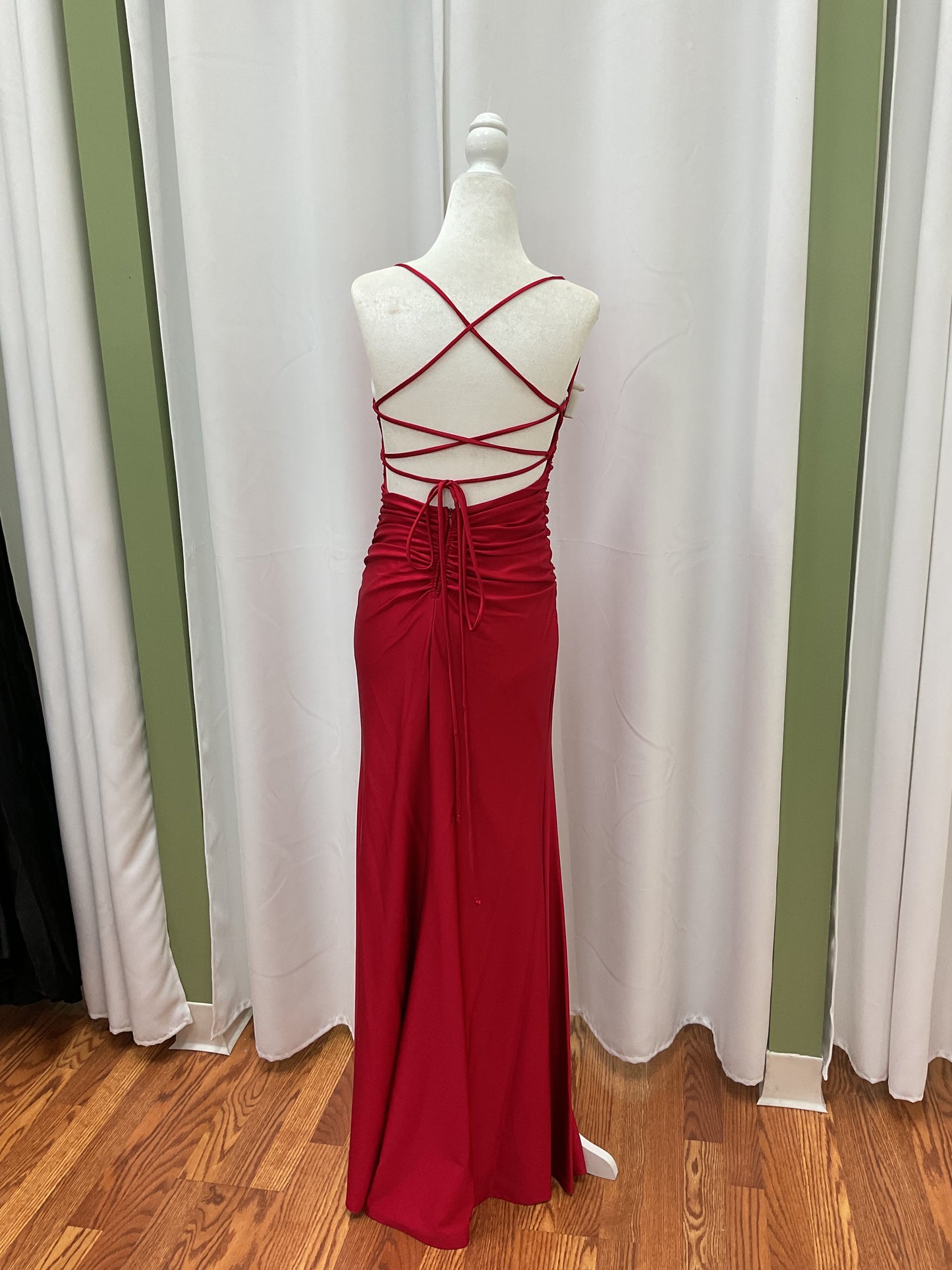 Red dress