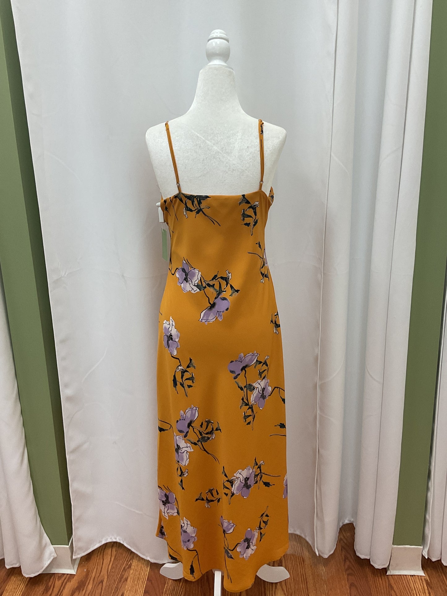 Yellow Floral Long Dress