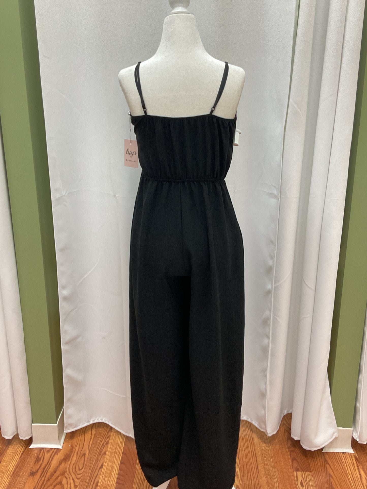 Black Legged Dress with Waist Around