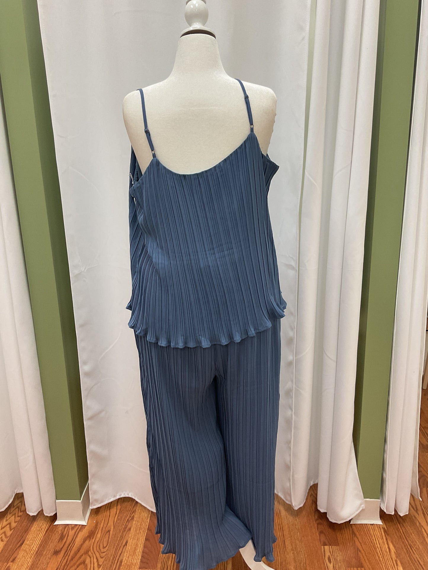 Summer Soft Blue Legged Dress