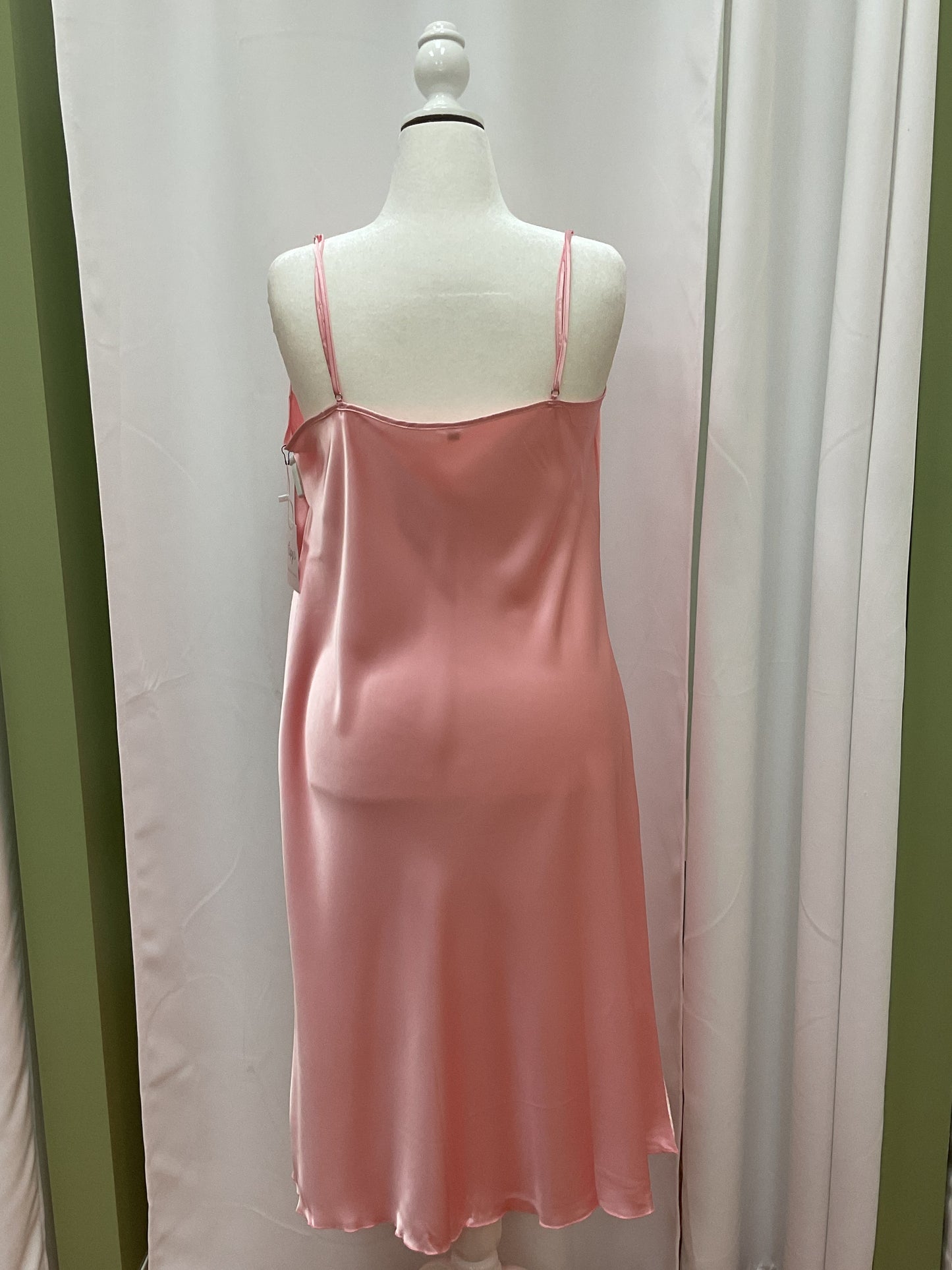 Pink Simple Slick Dress