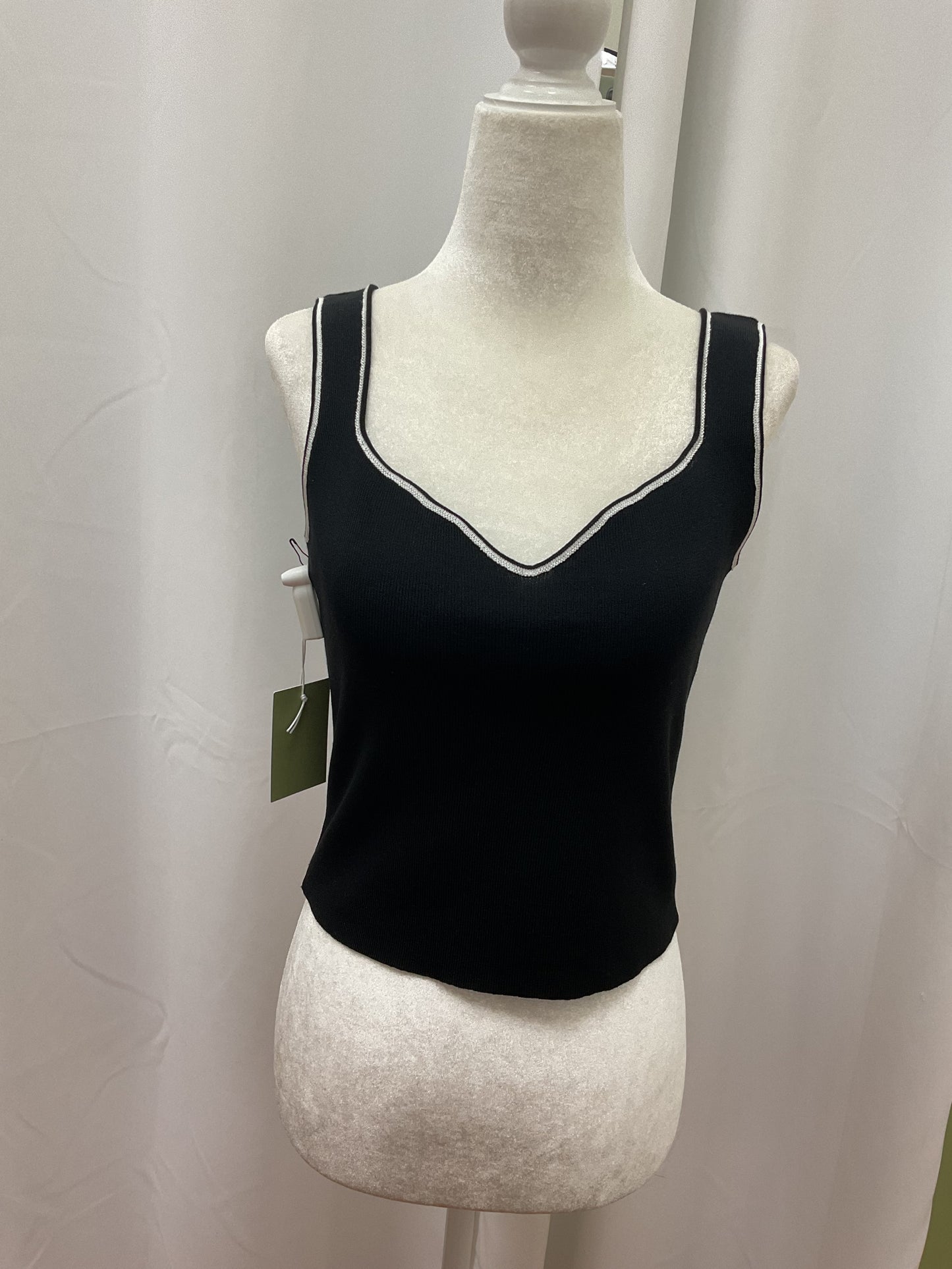 Black tank top
