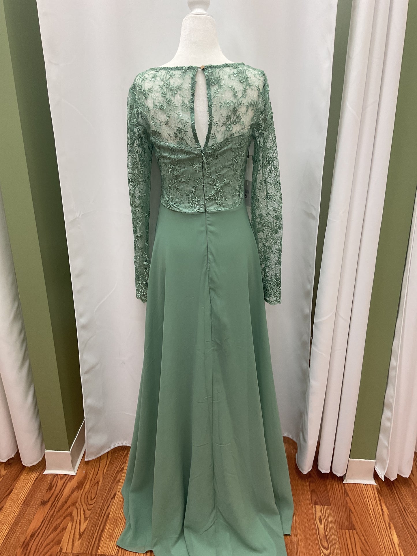 Mint Long Sleeved Dress