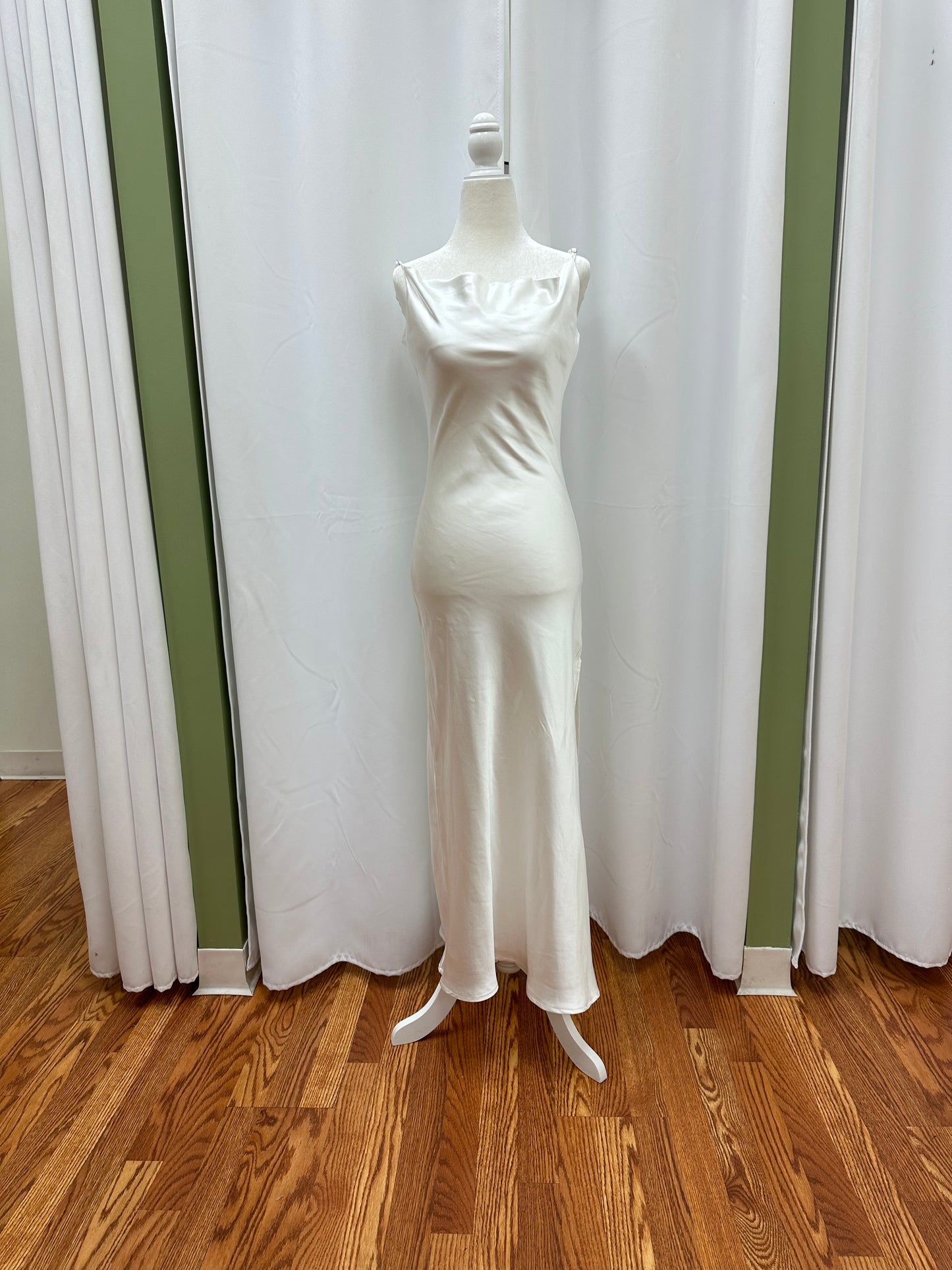 Maxi Slip Off White Dress