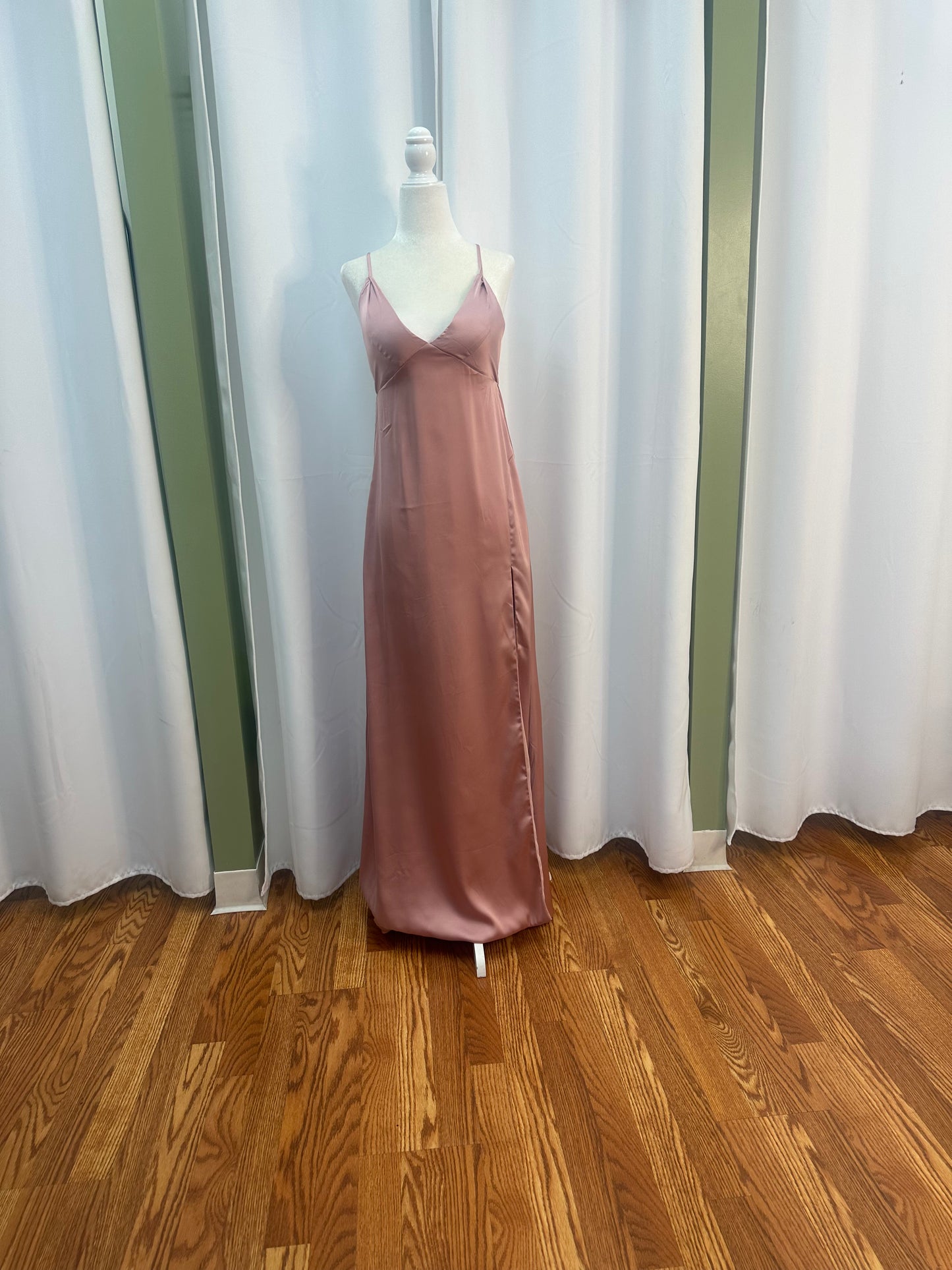 Rose Pearl Long Dress