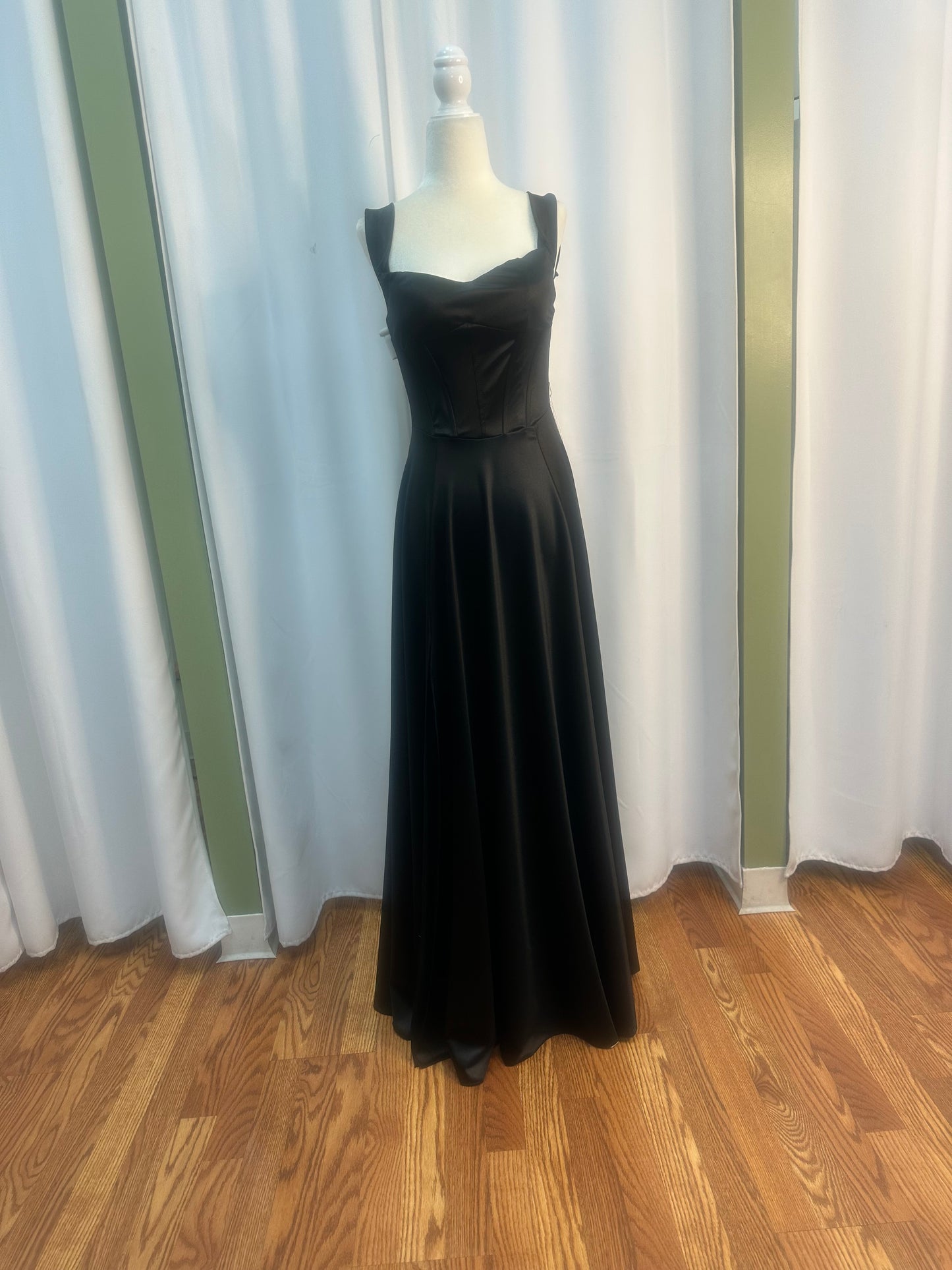 black off the shoulder dress