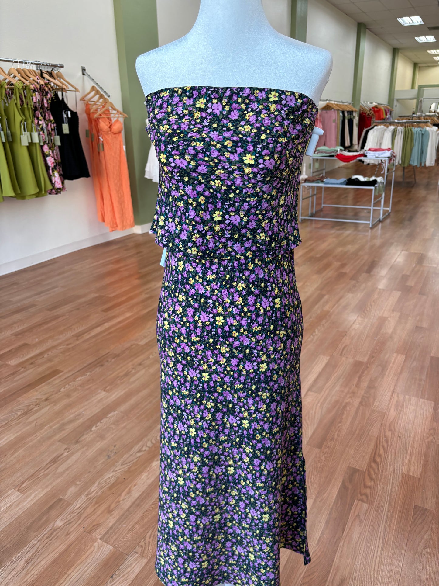 Two Set Purple Skirt