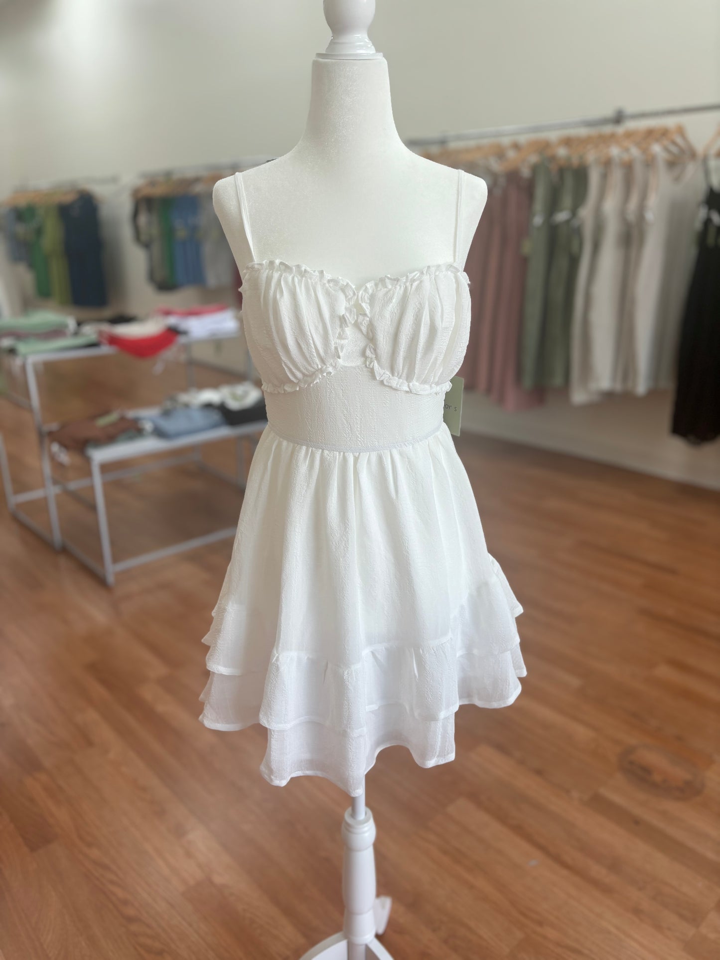 Ruffle Sleeve Dress