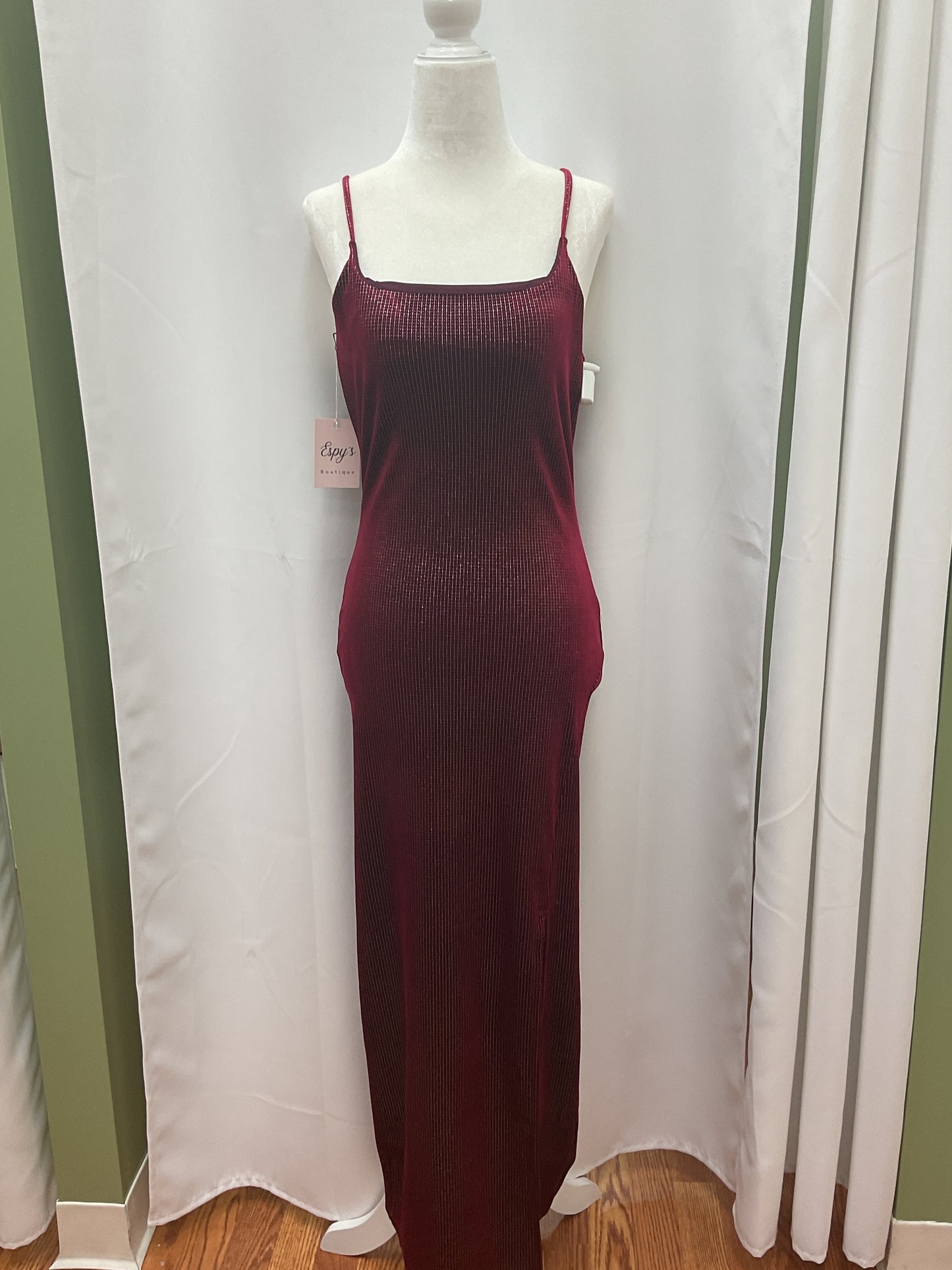 Wine Red Night Party Dress