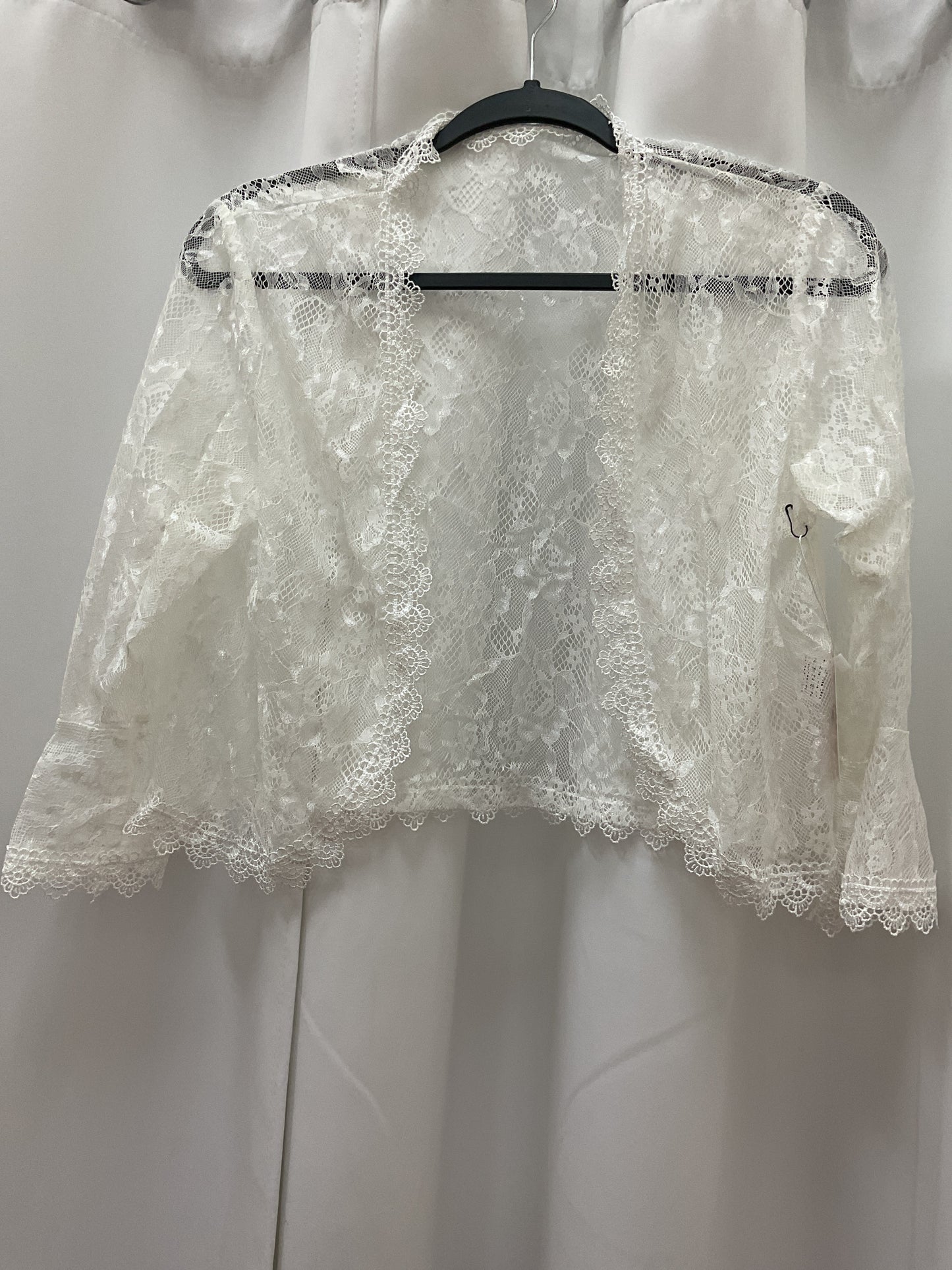 White lace cover up