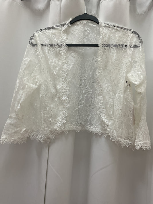 White lace cover up