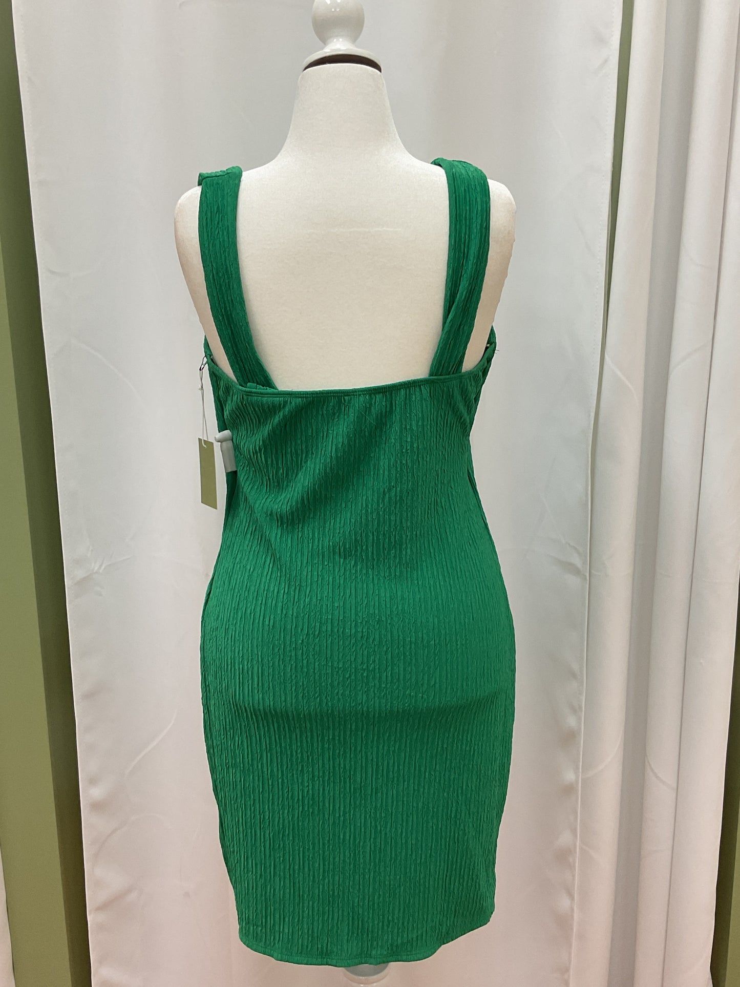 Calm Green Simple Dress
