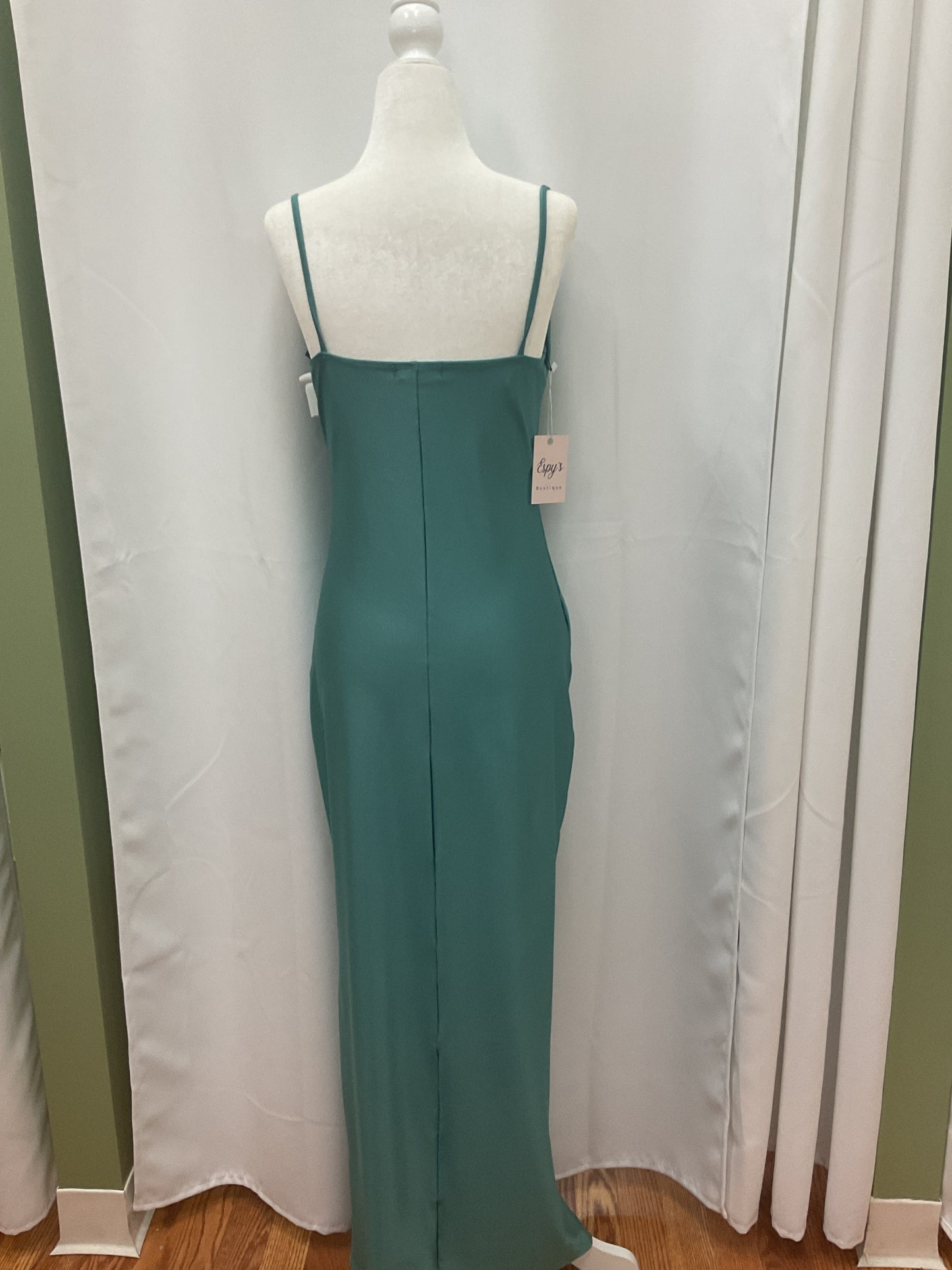 Aqua Blue Long Elegant Dress