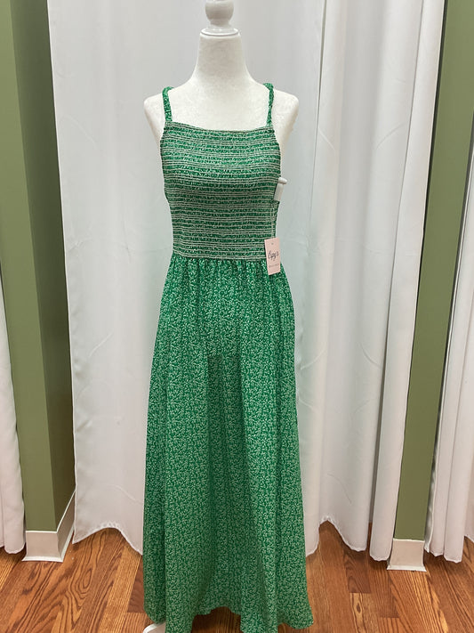 Green Floral Dress
