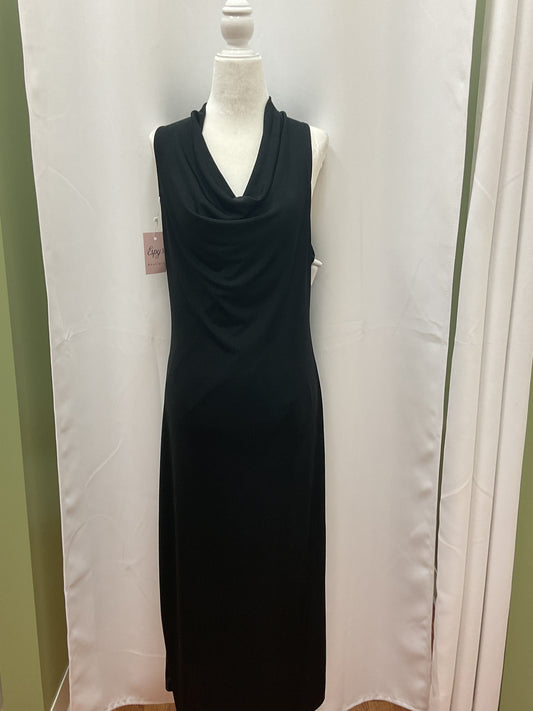 Black V-Neck Dress