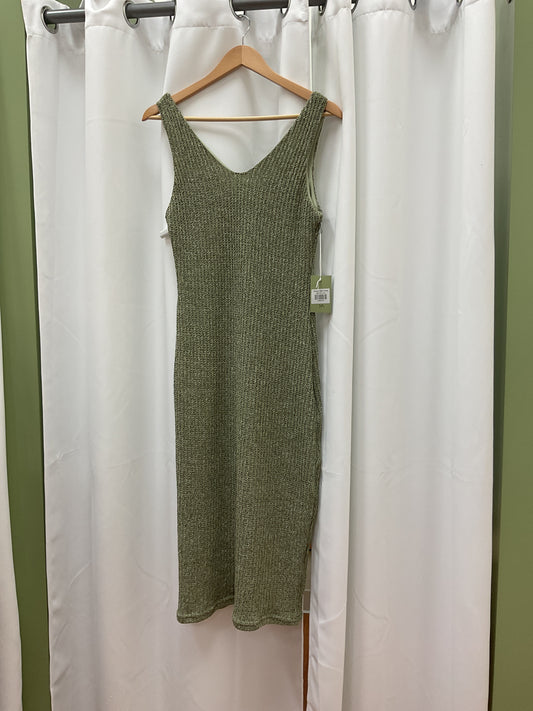 Woven midi dress