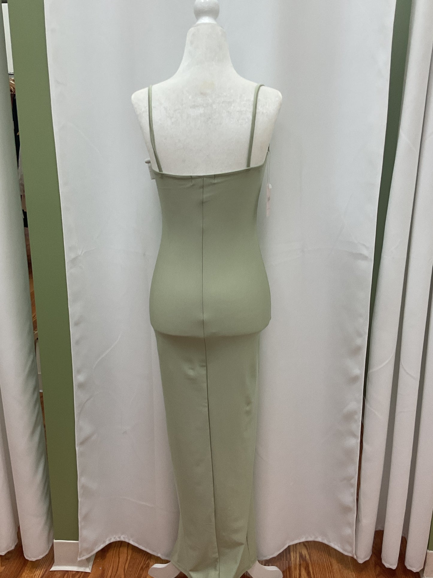 Pistachio Long Elegant Dress