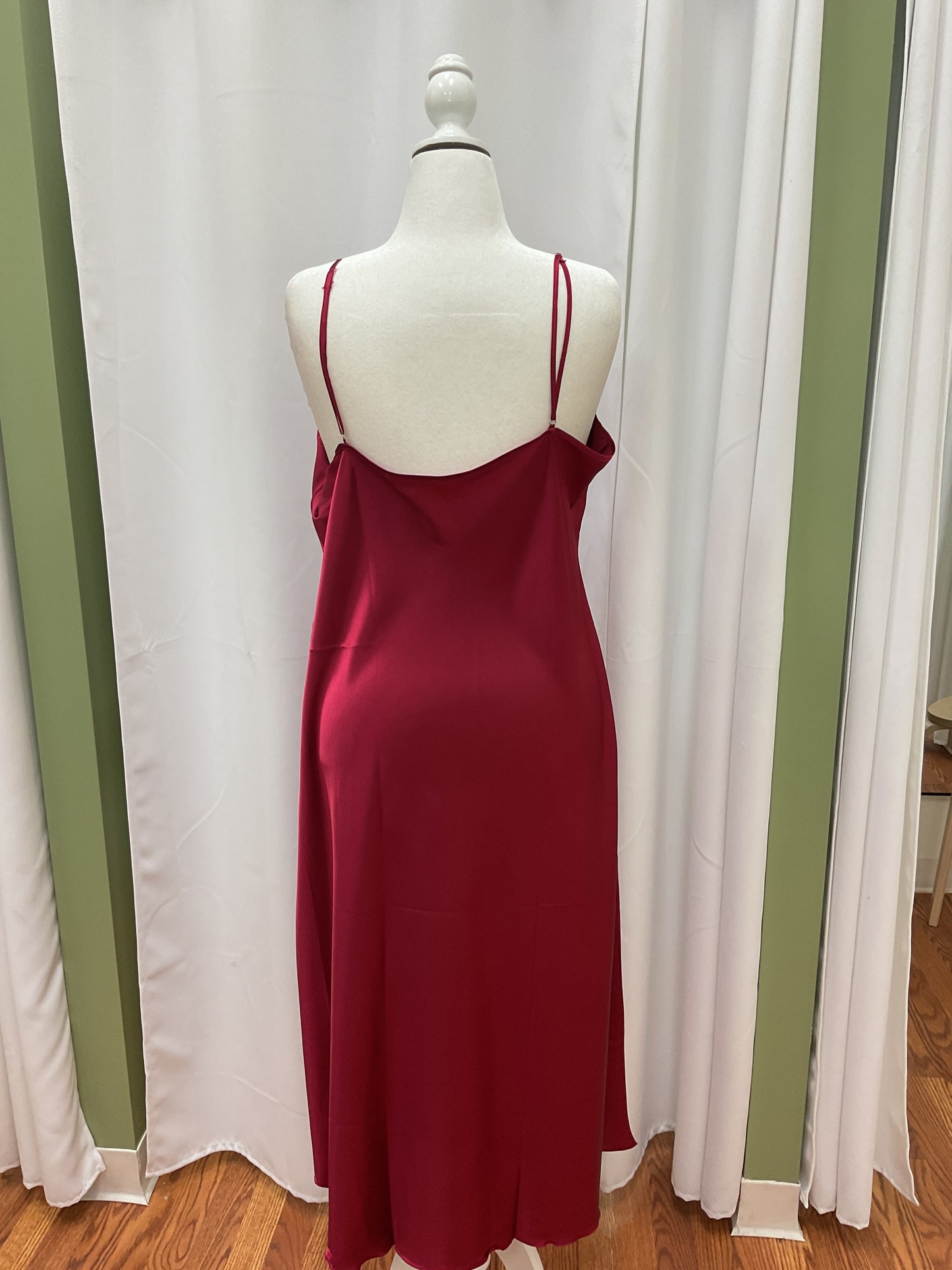 Red Slick Dress