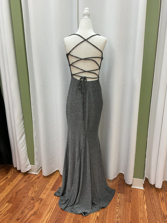 Gray Shimmer dress