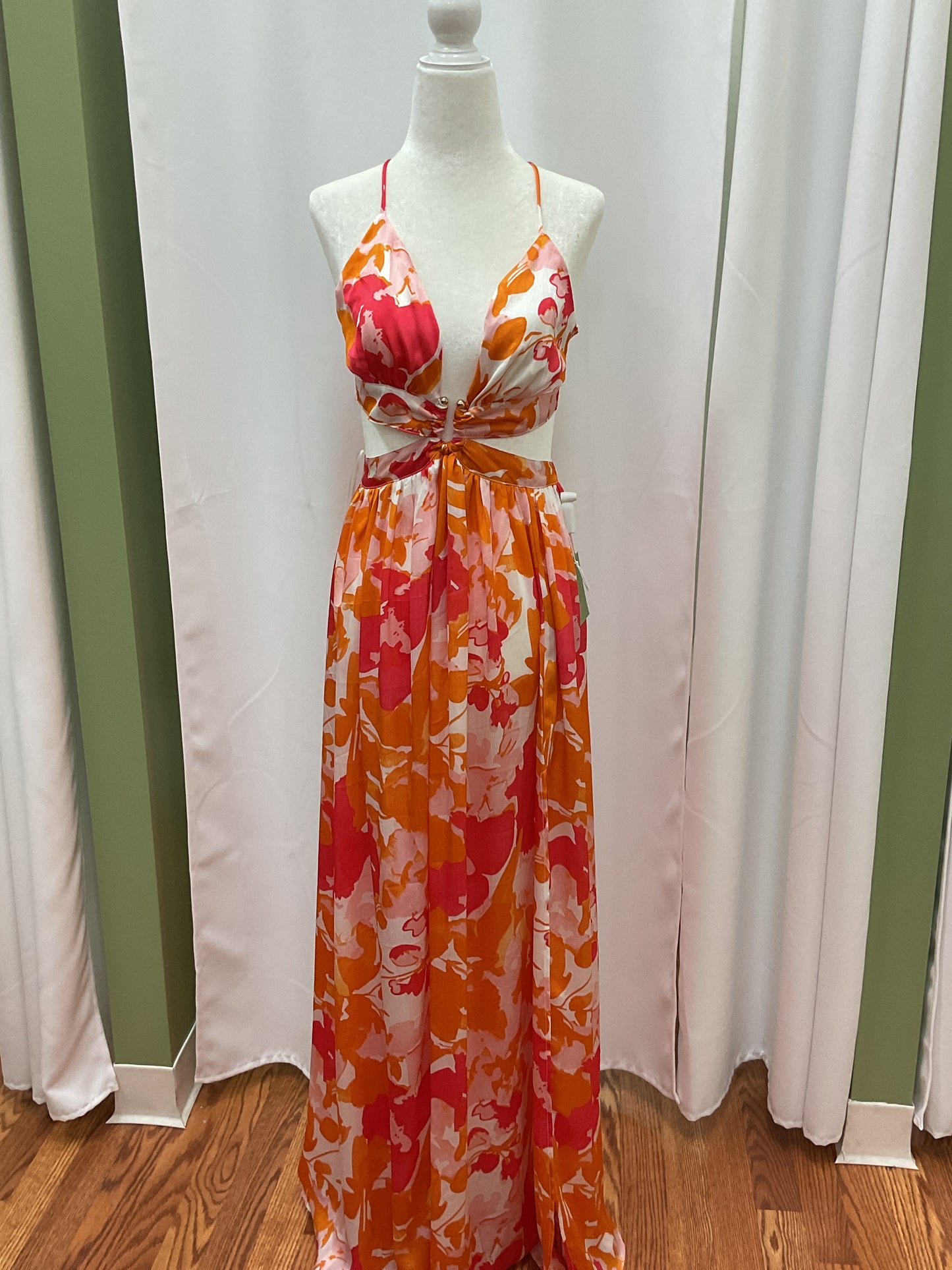 Summer Hawaiian Floral Dress