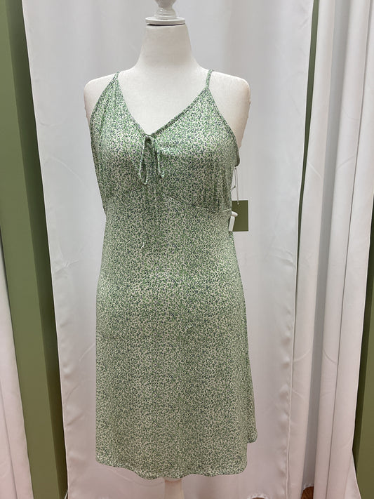 Green Floral Printed Dress