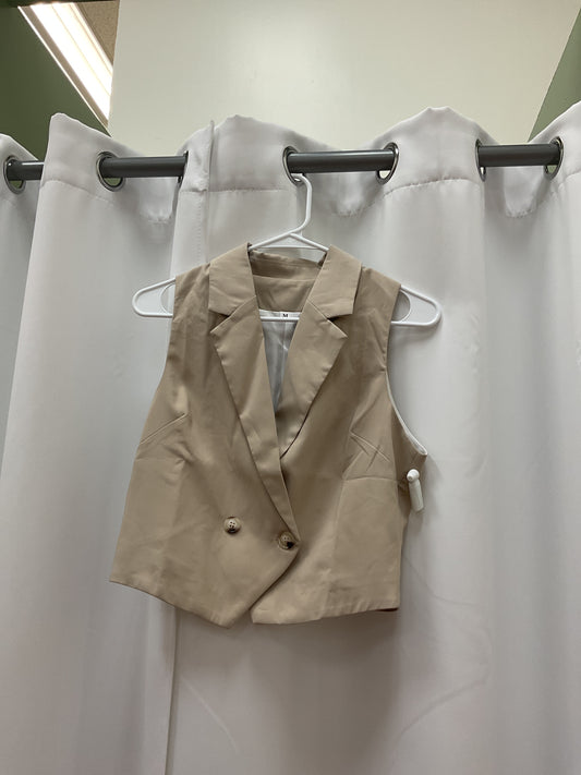 Beige vest short