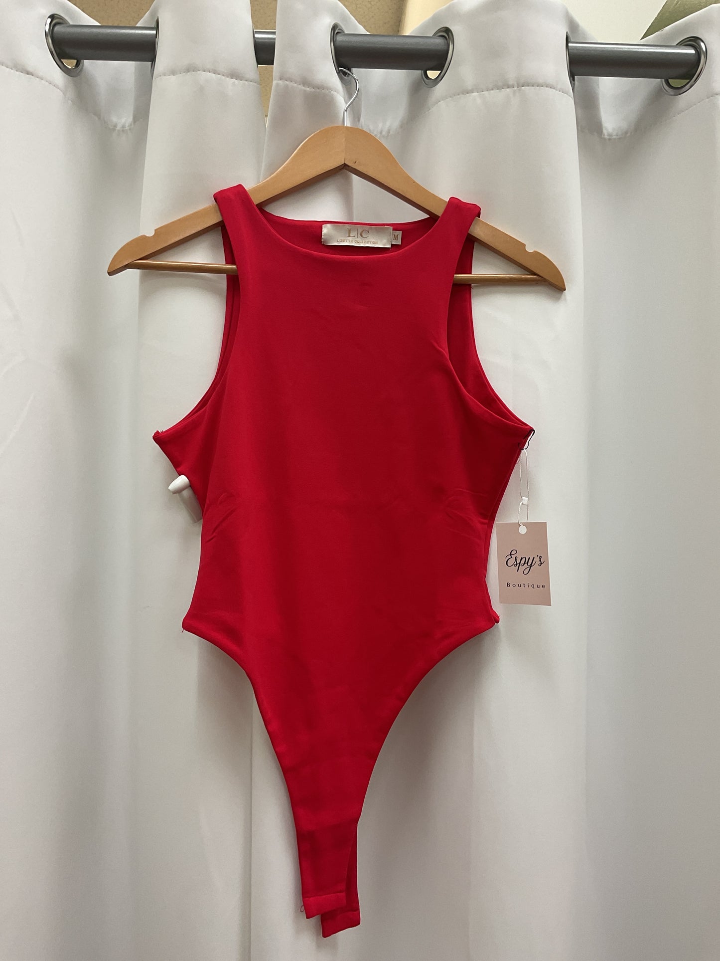 Red bodysuit
