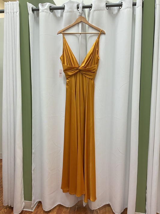 Yellow dress long