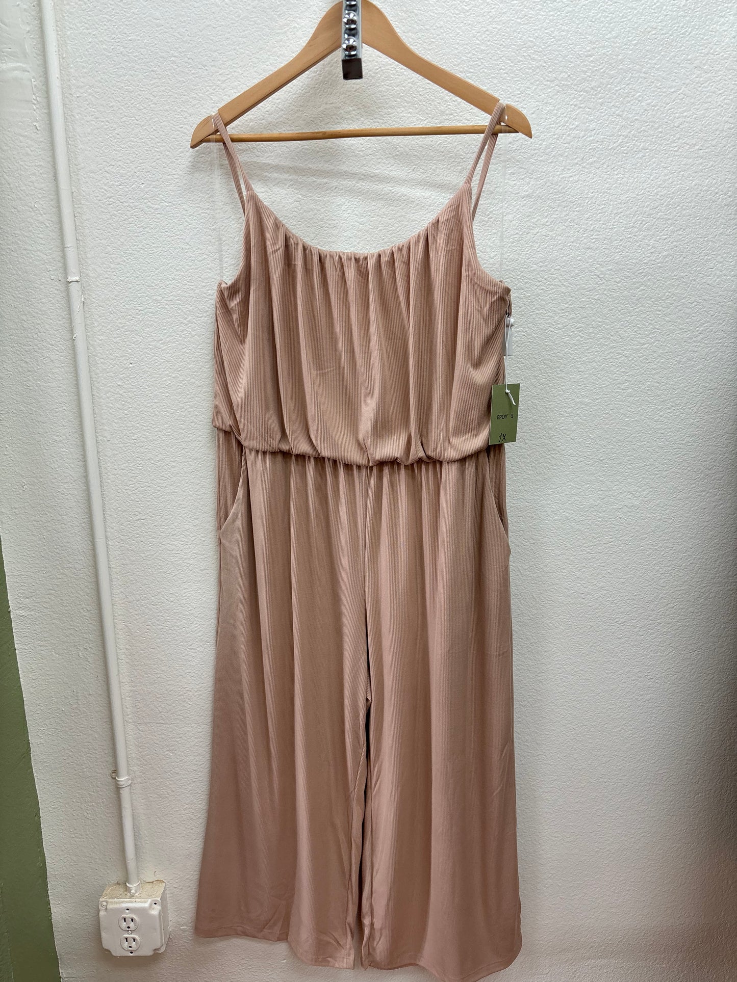 Plus Taupe Jumpsuit