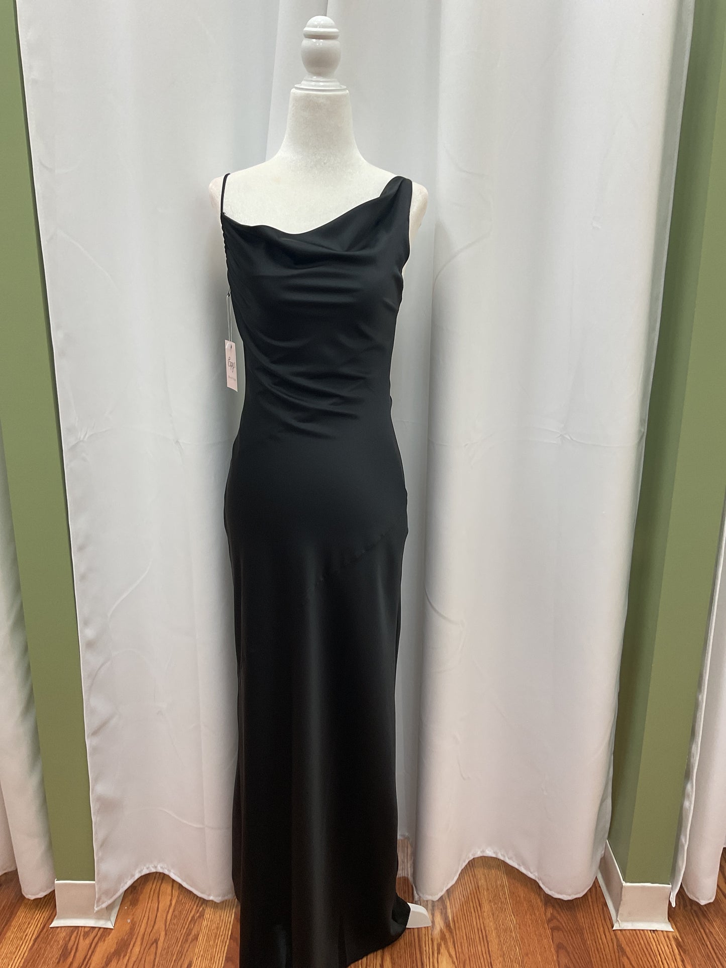Cotton candy Satin Strapped Maxi