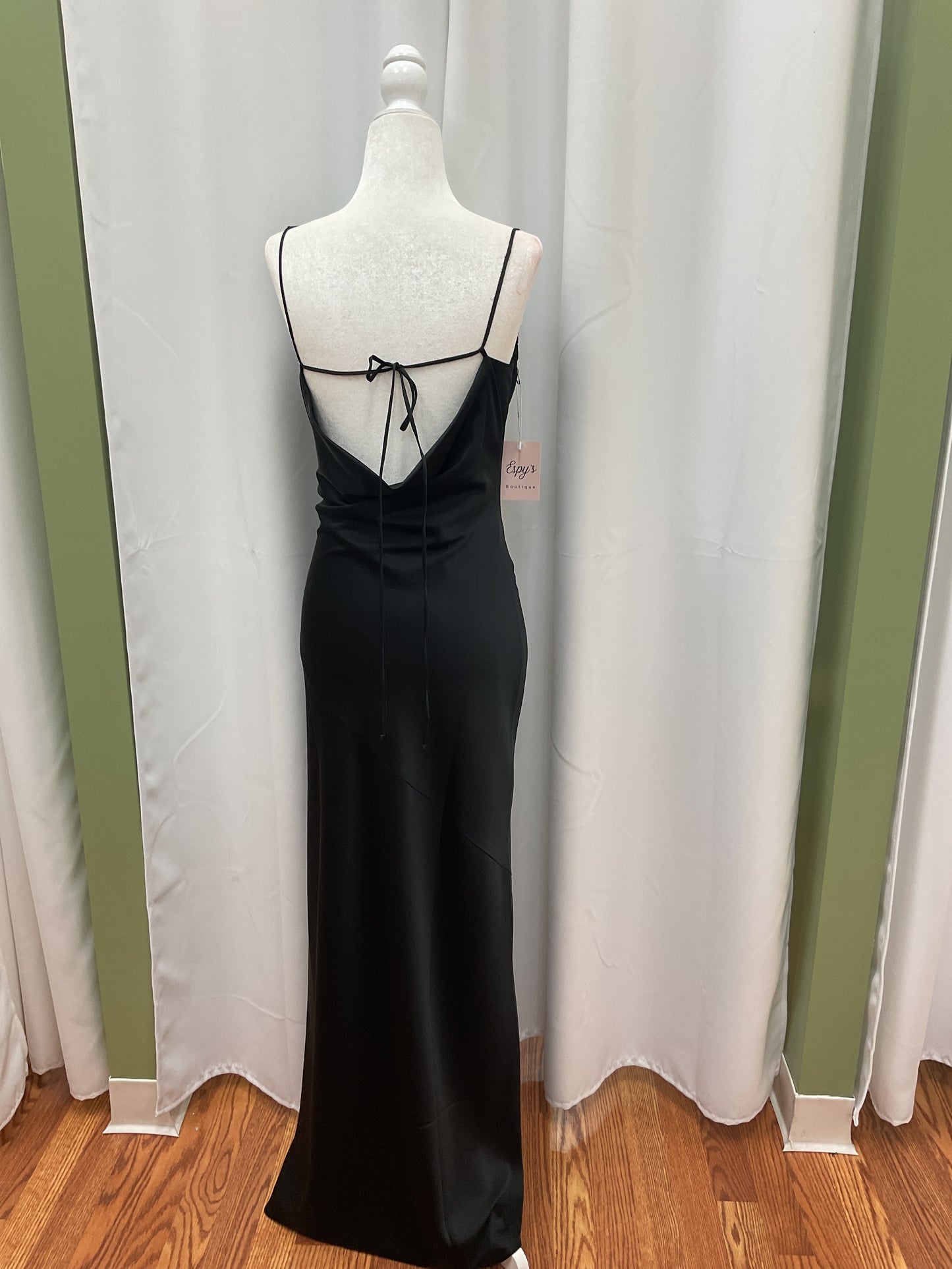 Cotton candy Satin Strapped Maxi