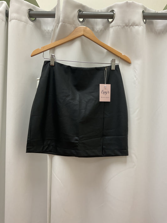 Leather skirt