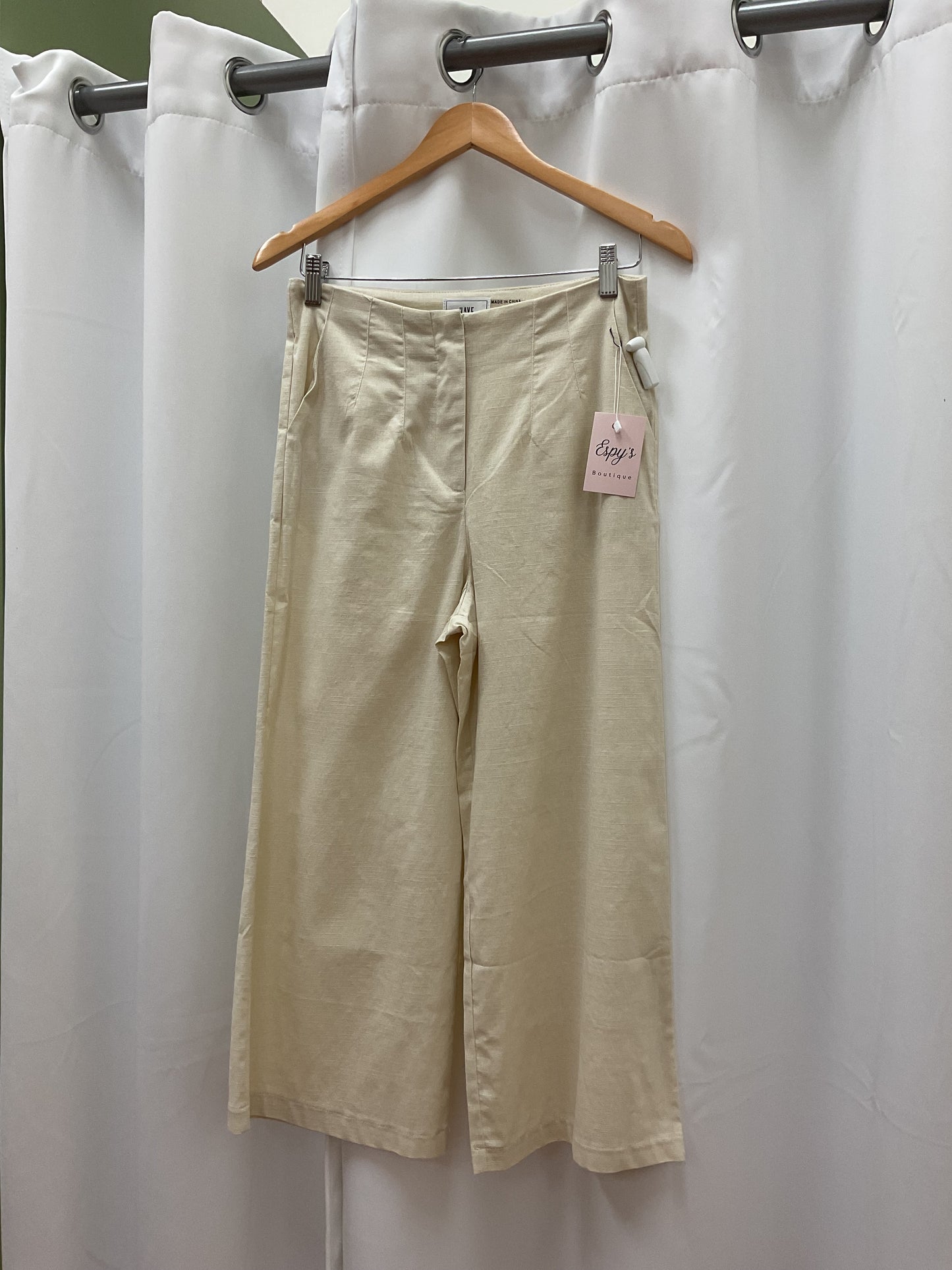 Leno pants beige