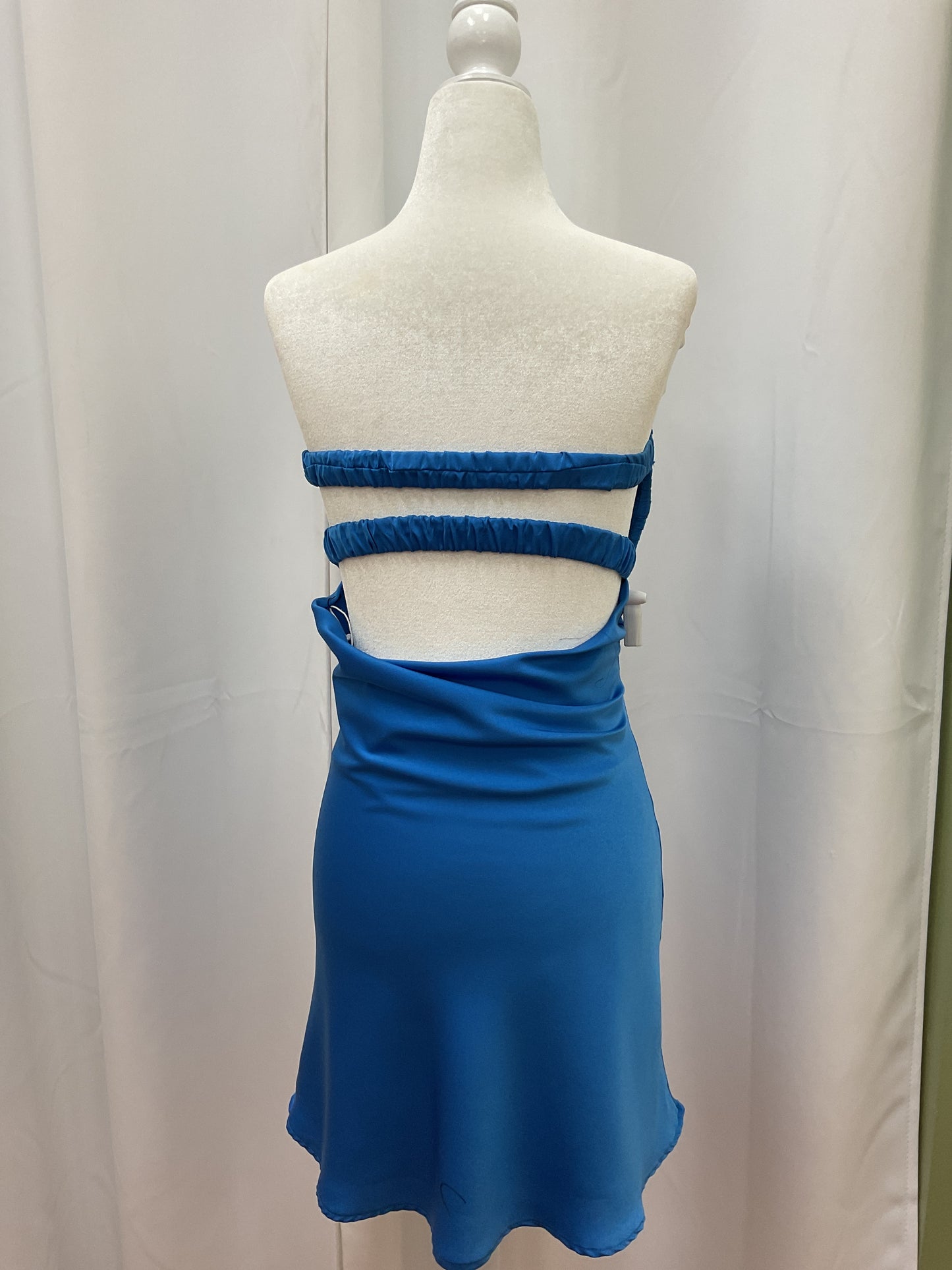 Cotton Candy Sky Blue Mini Dress
