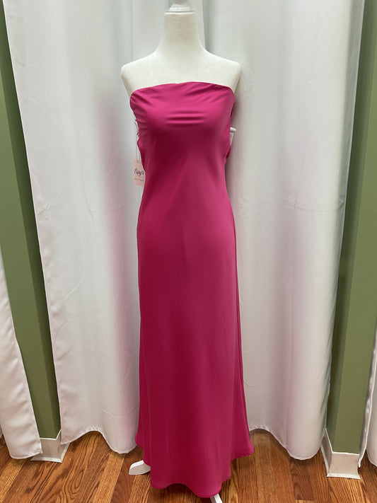 Pink Strapless Dress