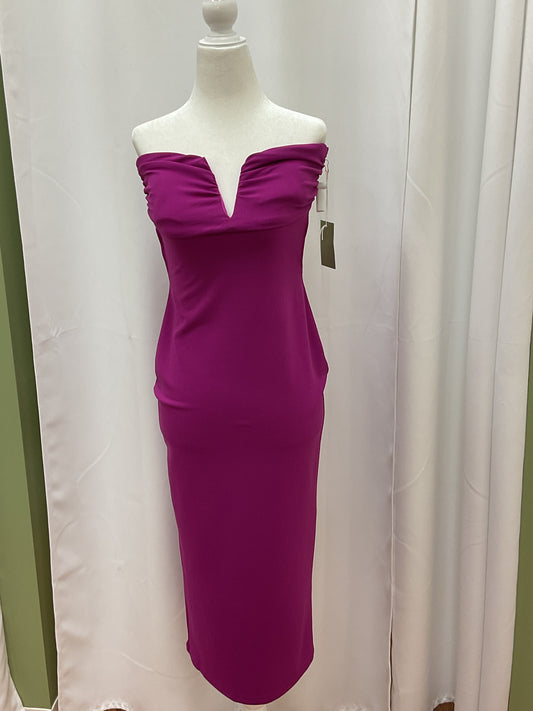 Magenta Scrunched Up Dress