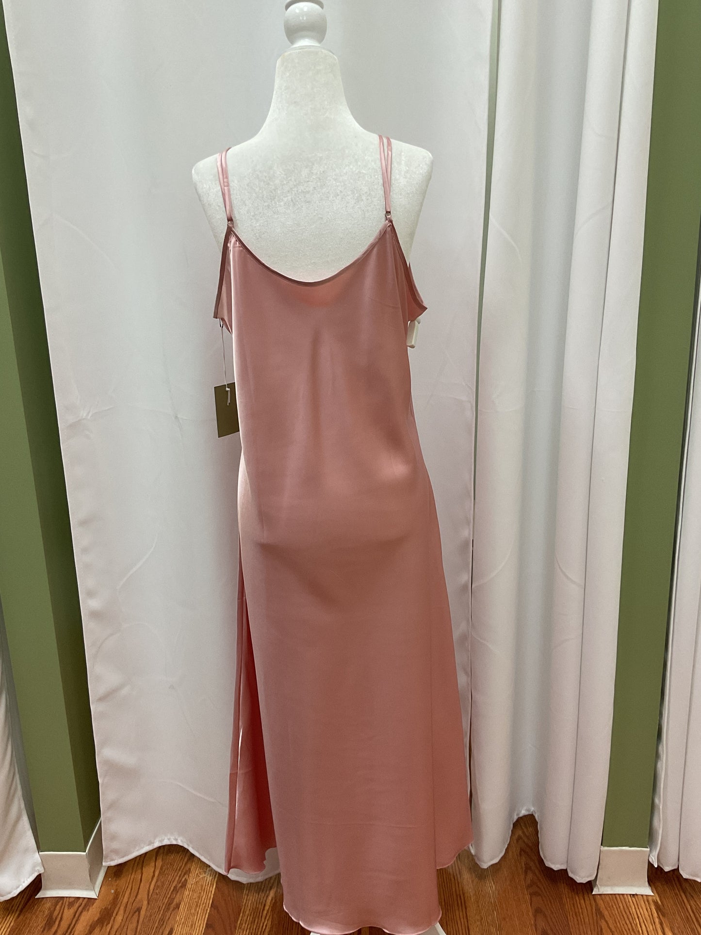 Pink Slick Elegant Dress