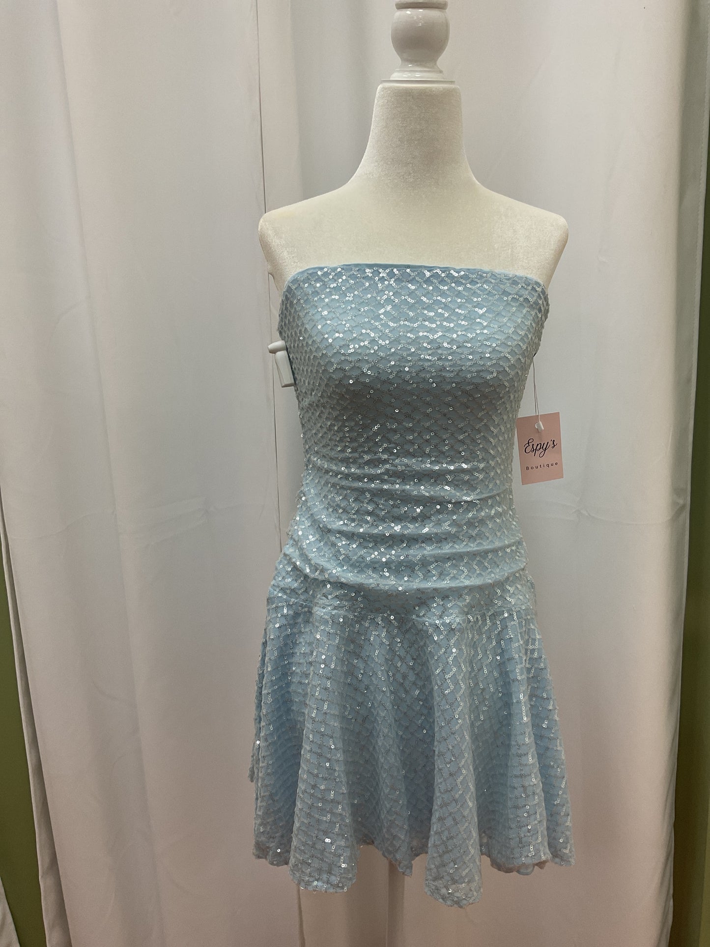 Baby Blue Mini Dress