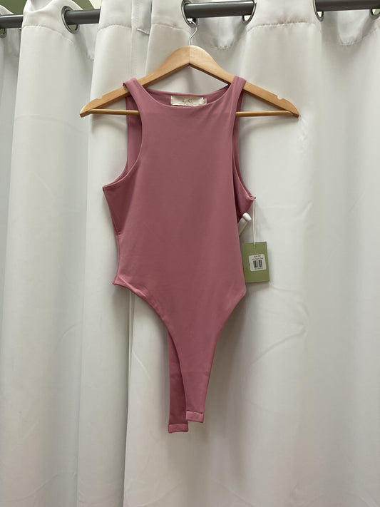 Body suit silk pink