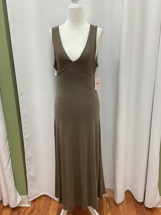 Olive V Neck Dress