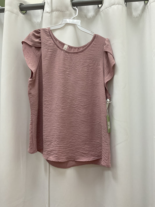 Ash pink plus size Top