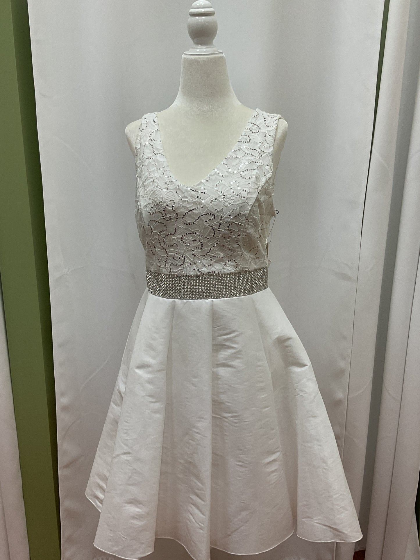 White Gem Dama Dress