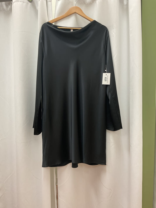 Plus Black Sleeved Dress