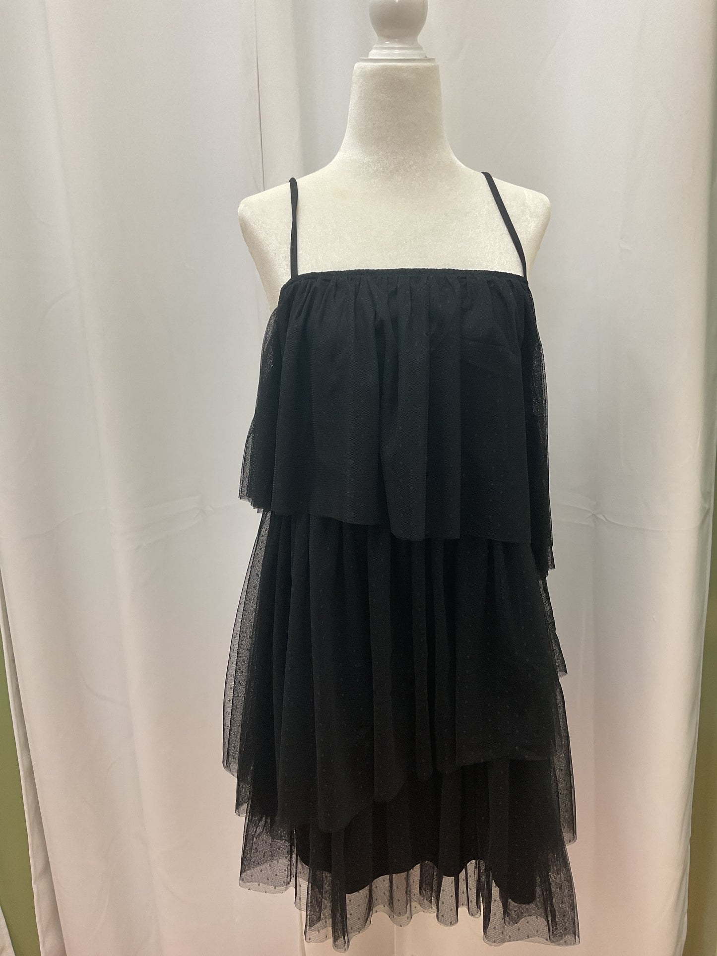 Black Ruffle Dress