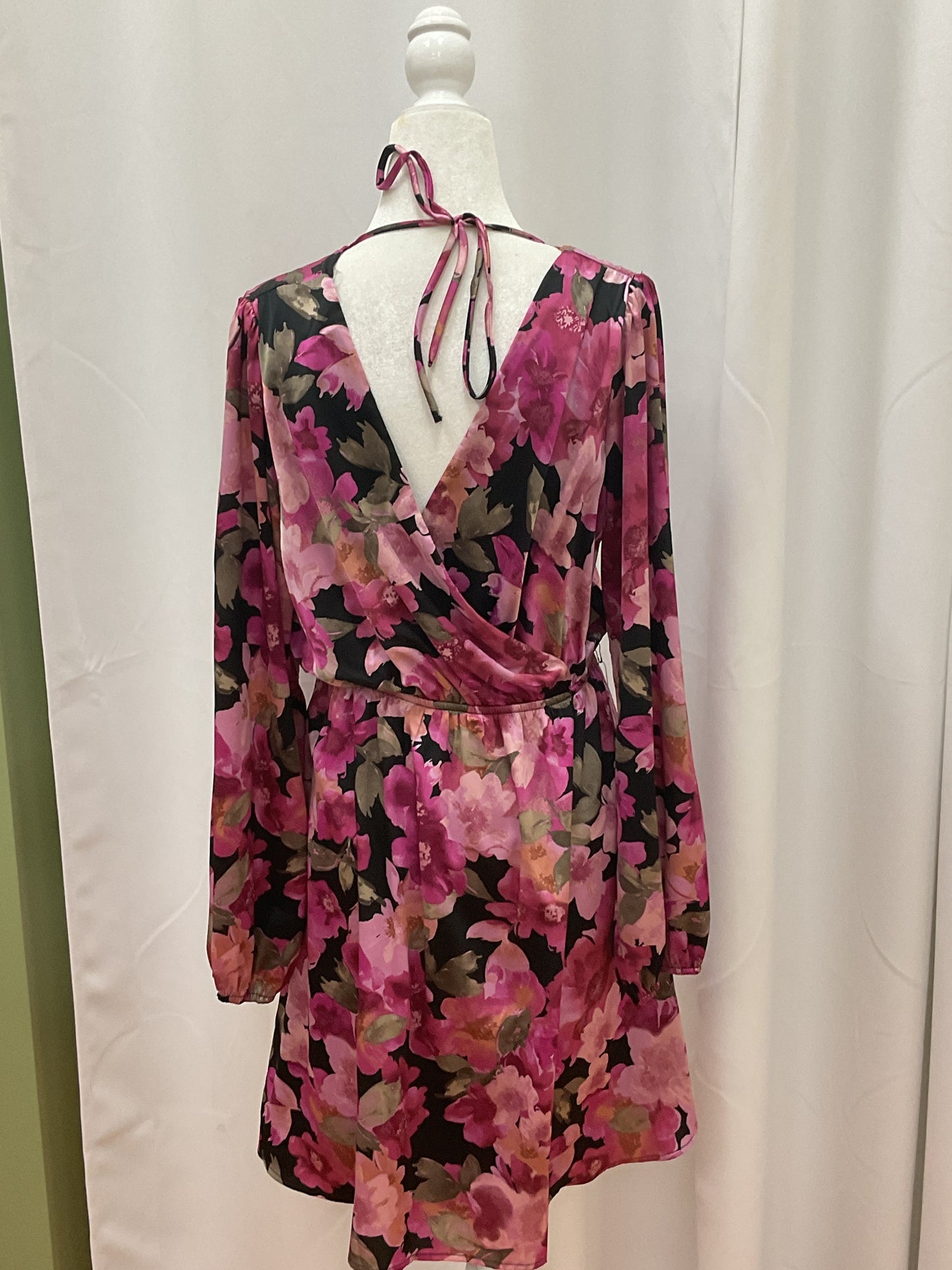 Floral Summer Dress Black